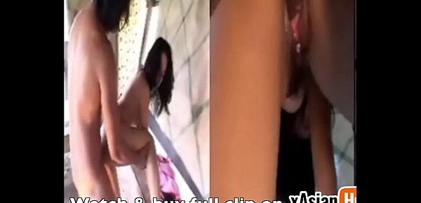  Innocent Filipina Babe Cheat on his husband Blow and Fuck Tourist In The Forest